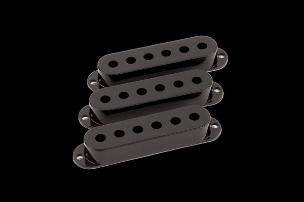 Fender Pickup Covers - Stratocaster - Black (Set of 3)