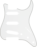 Fender Pickguard - Stratocaster SSS 11-Hole - Parchment P/B/P 3-Ply