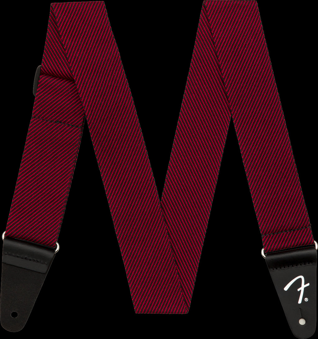 Fender Modern Tweed 2in Guitar Strap in Black/Red