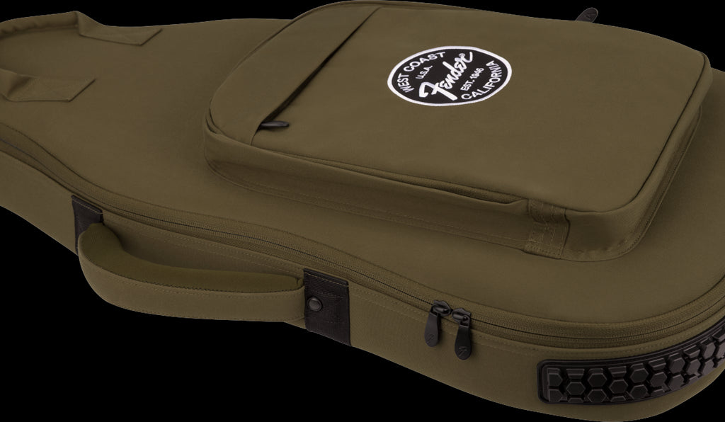 Fender Troubadour Electric Guitar Gig Bag - Olive
