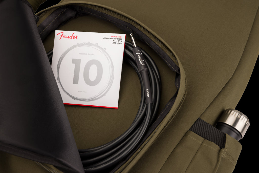 Fender Troubadour Electric Guitar Gig Bag - Olive