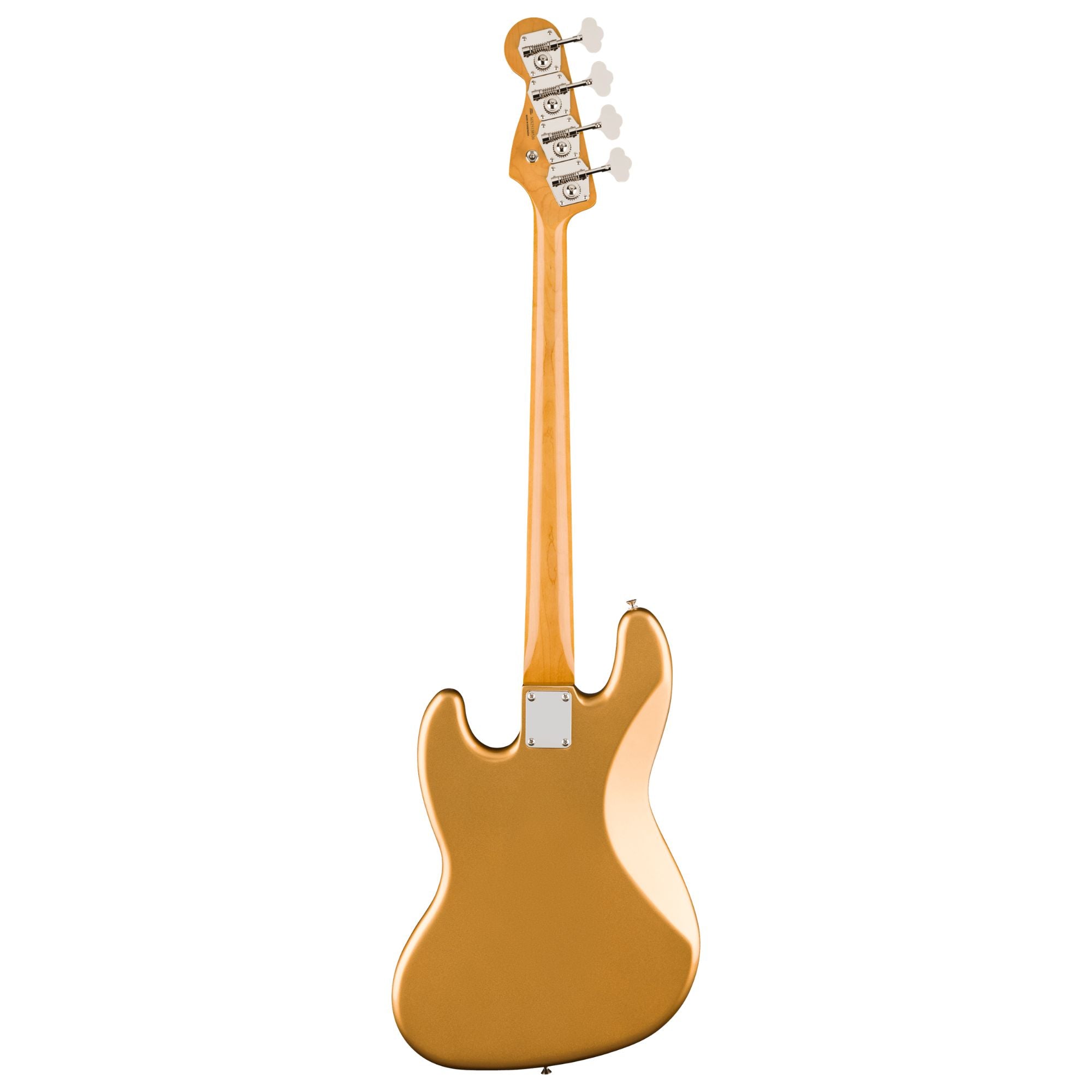 Fender Vintera III Early '60s Jazz Bass RW FB in Aztec Gold, showcasing the bass guitar with vintage-style design and rosewood fingerboard.