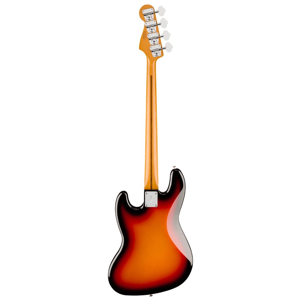 Fender Vintera III Early '70s Jazz Bass RW in 3-Color Sunburst with rosewood fretboard, electric bass guitar.