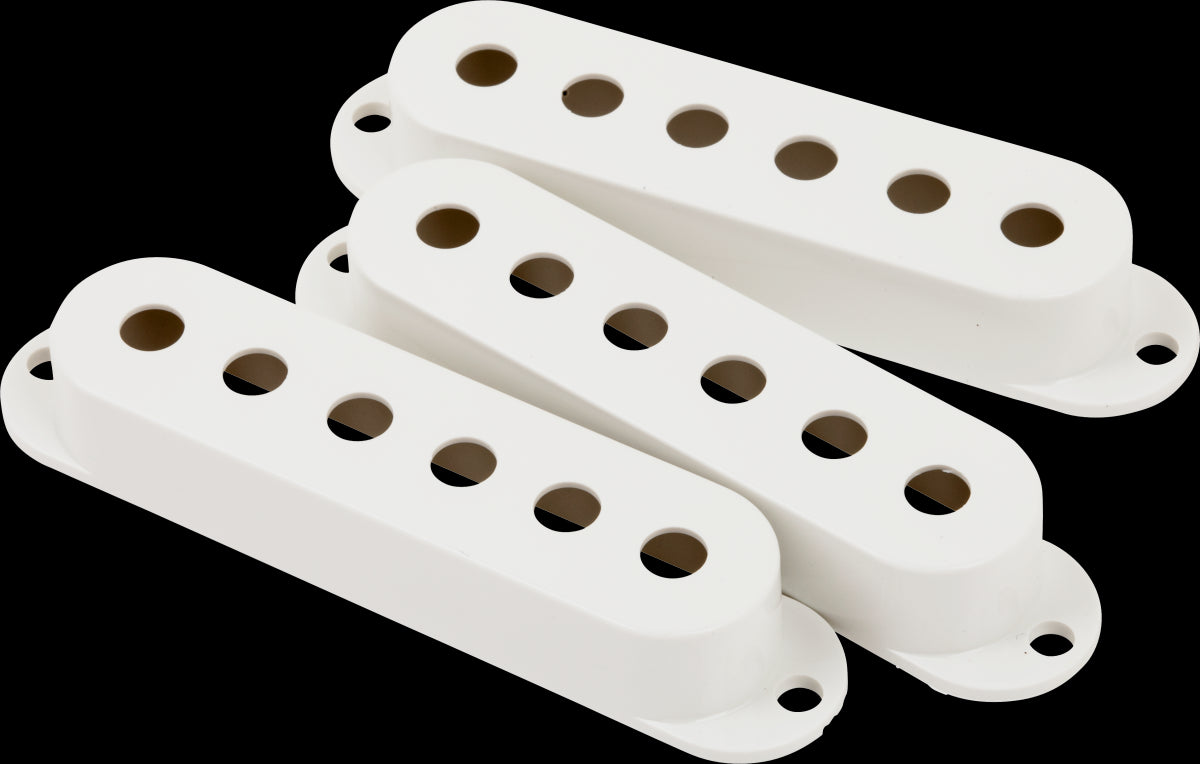 Fender Pickup Covers - Stratocaster - White (Set of 3)