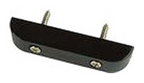 Fender Vintage-Style Thumb-Rest for Precision and Jazz Bass guitar parts, shown mounted on bass guitar neck.