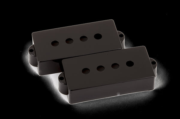 Fender Pickup Covers - Pure Vintage Precision Bass - Black (Set of 2)