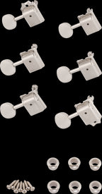 Fender American Vintage Stratocaster/Telecaster Left-Handed Tuners - Nickel (Set of 6)