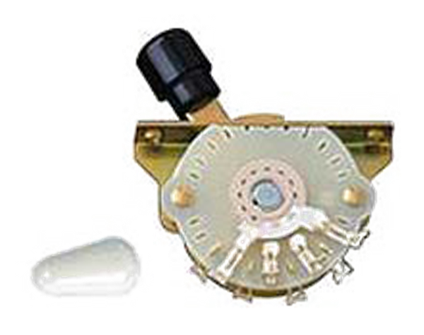 Fender Original Series 3-way pickup switch for Vintage Stratocaster and Telecaster guitar, showing the switch and wiring terminals.