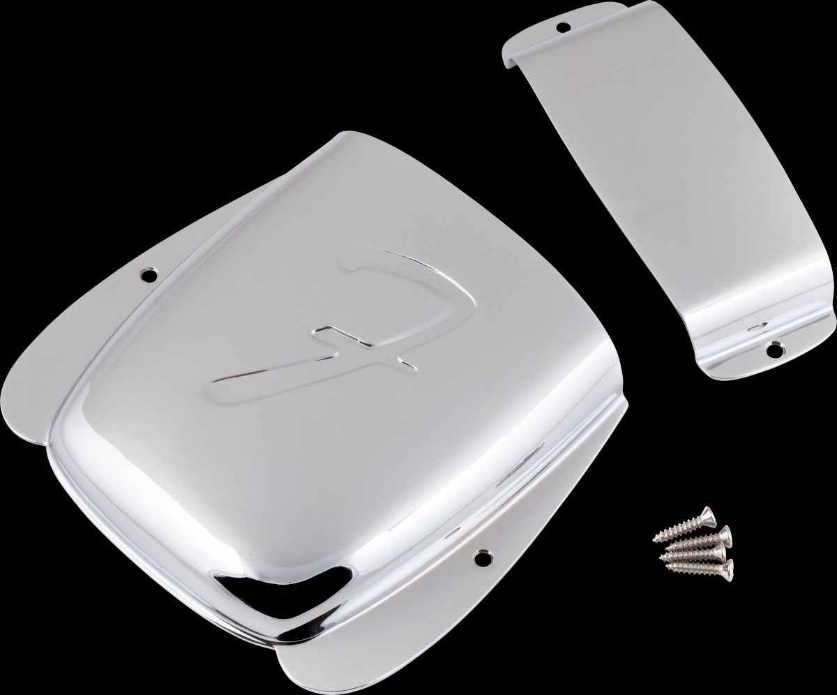 Fender Pure Vintage Jazz Bass Ashtray Cover Set - Steel and Chrome