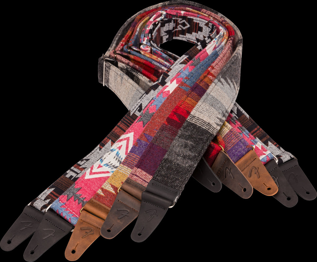 Fender Zion Strap Black Aztec 2"