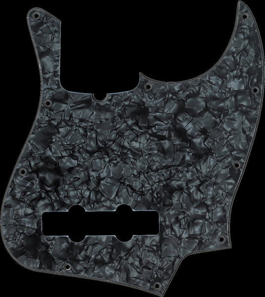 Fender Pickguard - Jazz Bass 10-Hole - Black Pearl 4-Ply