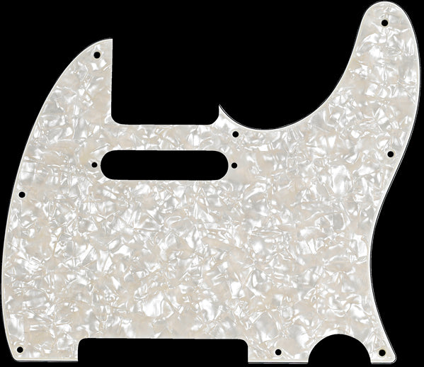 Fender Pickguard - Telecaster 8-Hole - Aged White Pearl 4-Ply