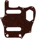 Fender American Professional Jaguar 10-hole tortoiseshell pickguard for electric guitar, showcasing its classic design and material.