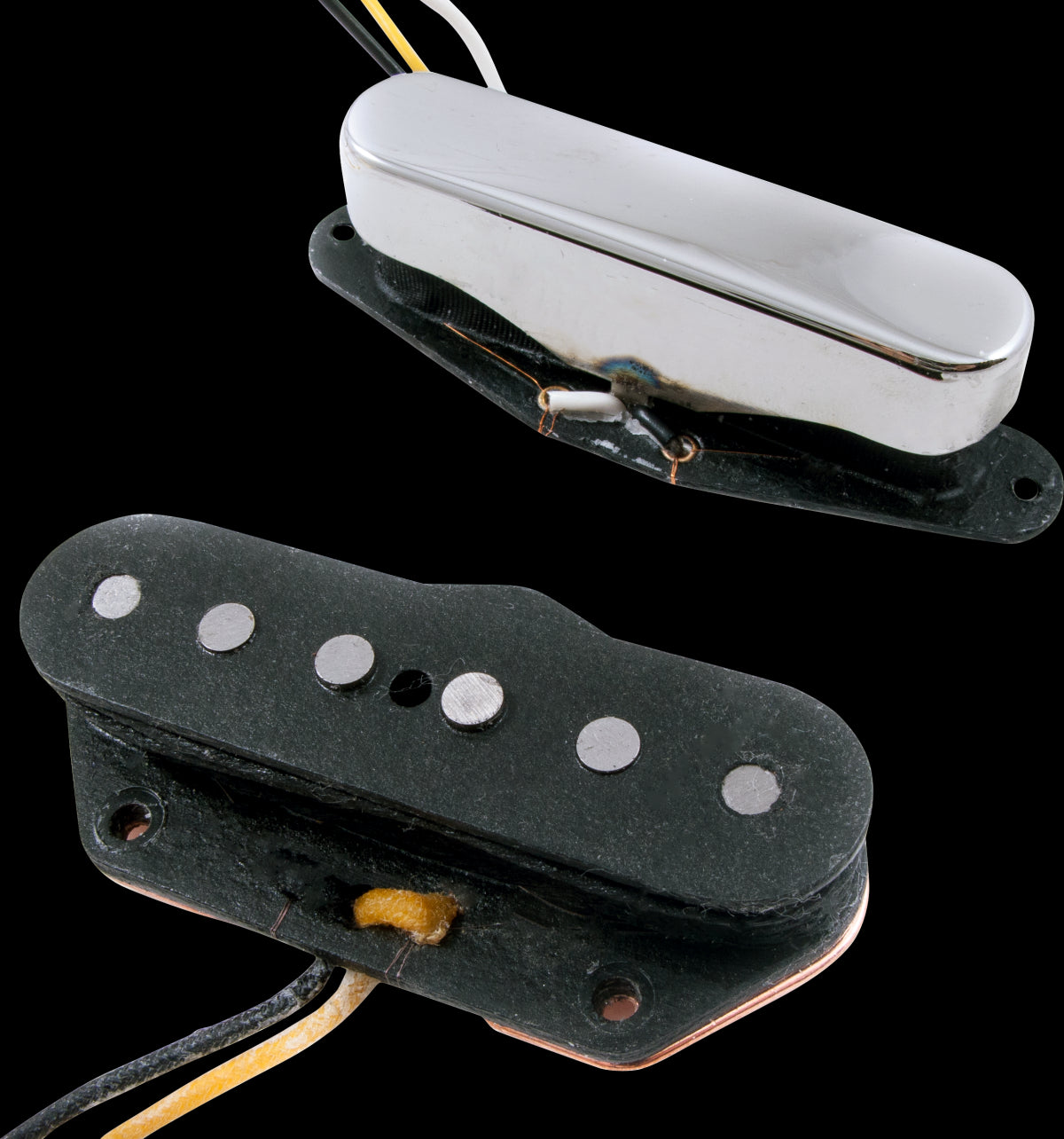 Fender Twisted Telecaster Pickups - Black/Chrome (Set of 2)