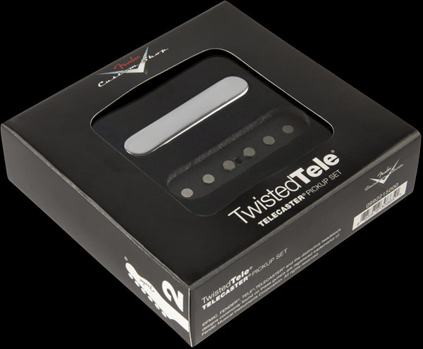 Fender Twisted Telecaster Pickups - Black/Chrome (Set of 2)