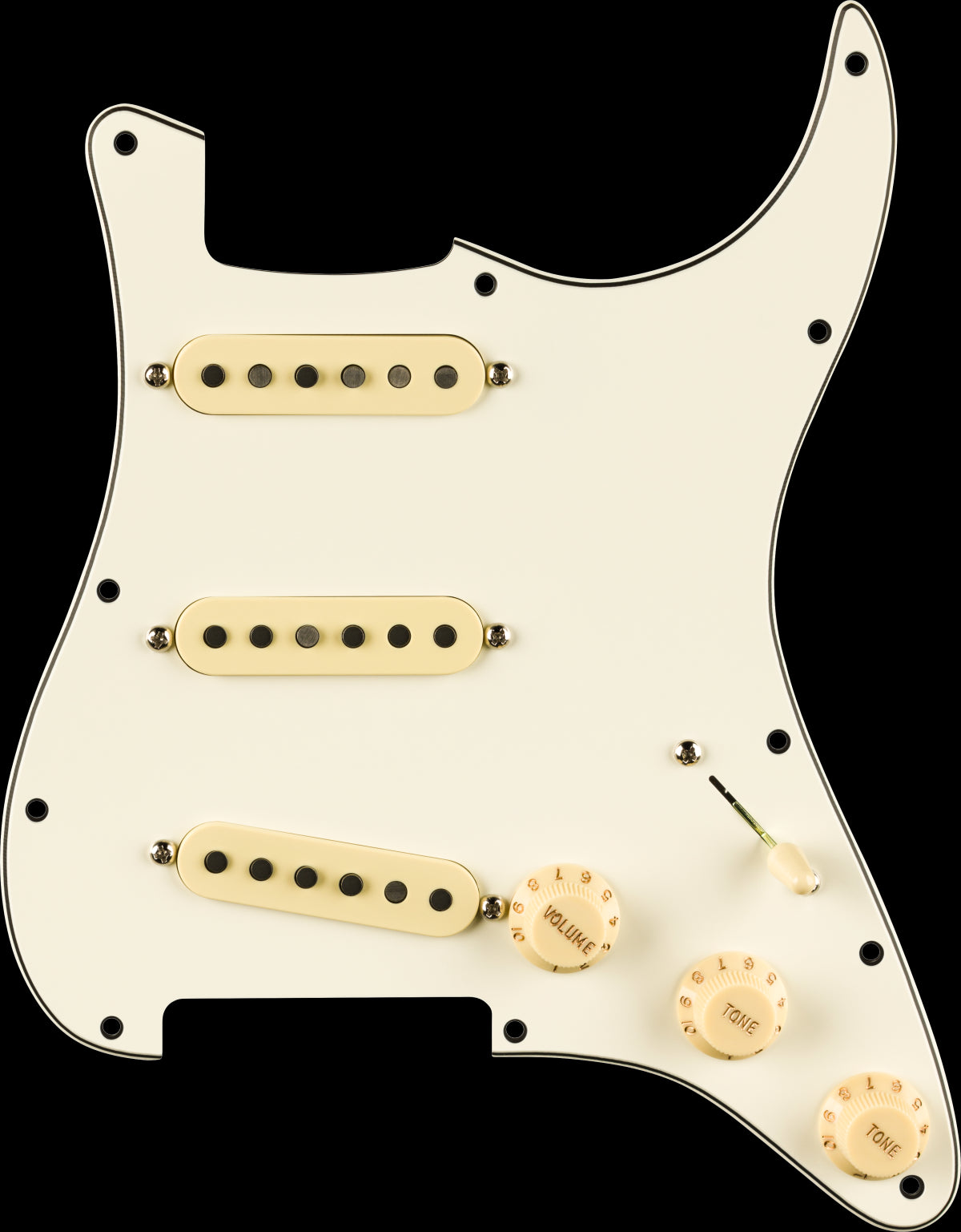 Fender Pre-Wired Strat Pickguard, Pure Vintage'59 Reverse Wound Middle PU