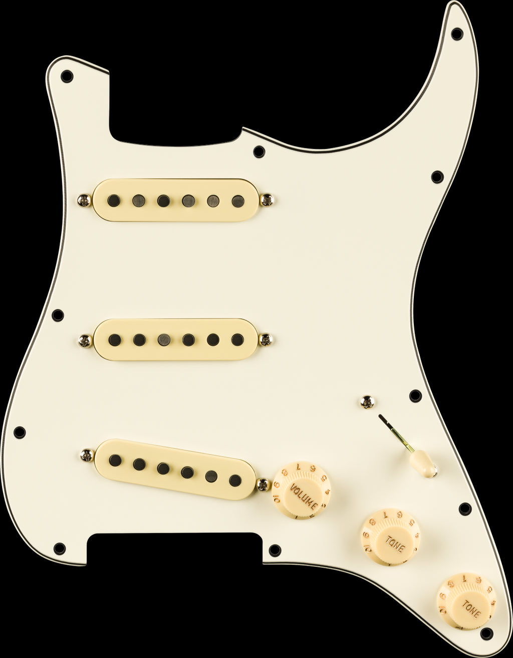 Fender Pre-Wired Strat Pickguard, Pure Vintage'59 Reverse Wound Middle PU