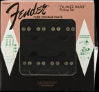 Fender Pure Vintage 74 Jazz Bass Pickup Set - Black (Set of 2)