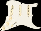 Fender Pre-Wired Pickguard Stratocaster SSS CS Fat 50s 3-Ply White