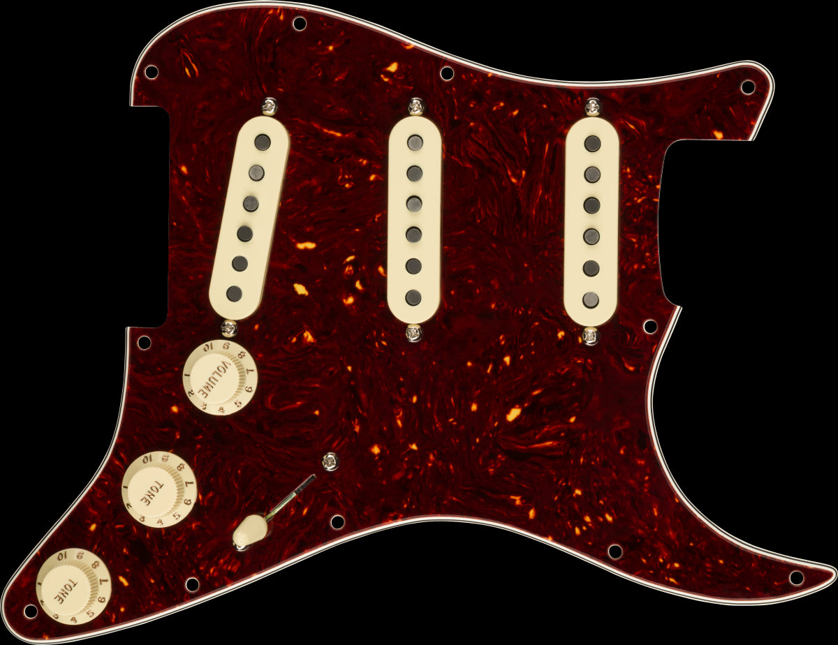Fender Pre-Wired Pickguard Stratocaster SSS CS Custom 69s Tortoise Shell