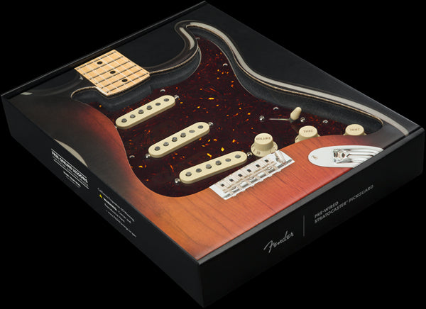 Fender Pre-Wired Pickguard Stratocaster SSS CS Custom 69s Tortoise Shell