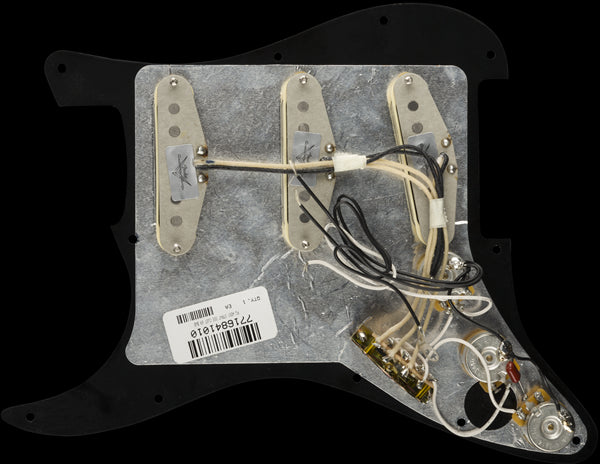 Fender Pre-Wired Pickguard Stratocaster SSS CS Custom 69s 3-Ply Black