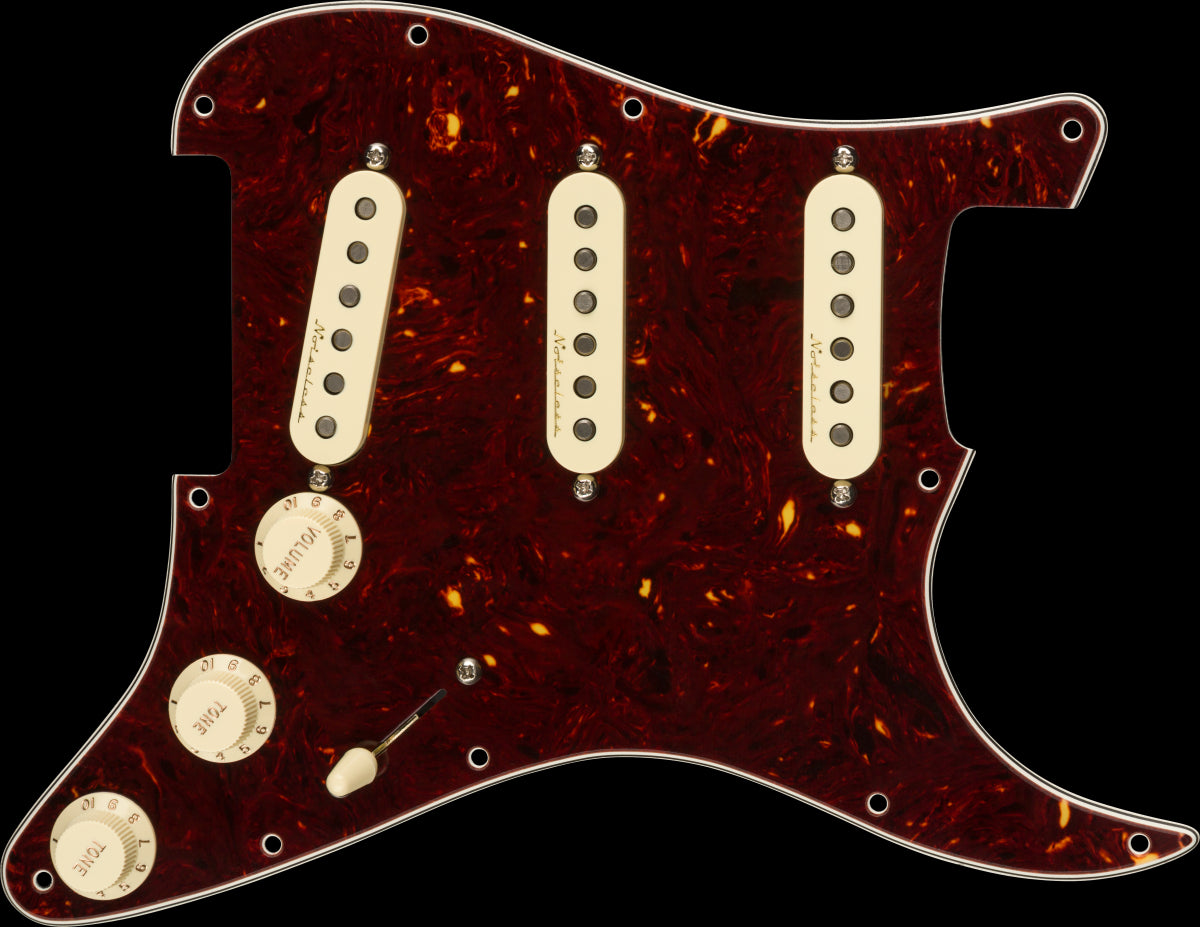 Fender Pre-Wired Pickguard Stratocaster SSS Vintage Noiseless Tortoise Shell