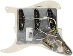 Fender pre-wired Stratocaster SSS vintage noiseless tortoise shell pickguard with pickups and wiring for guitar.