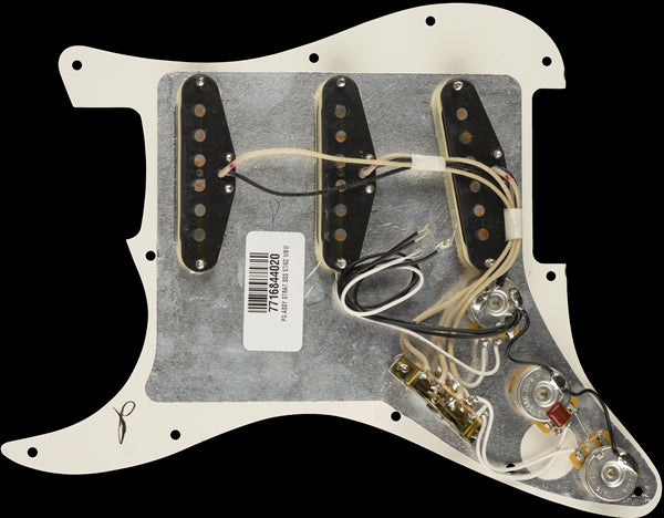 Fender Pre-Wired Pickguard Stratocaster SSS Original 57/62 3-Ply White