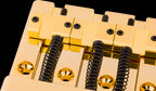 Fender HiMass 4-Str Bass Bridge Assembly w/Zinc Saddles - Gold