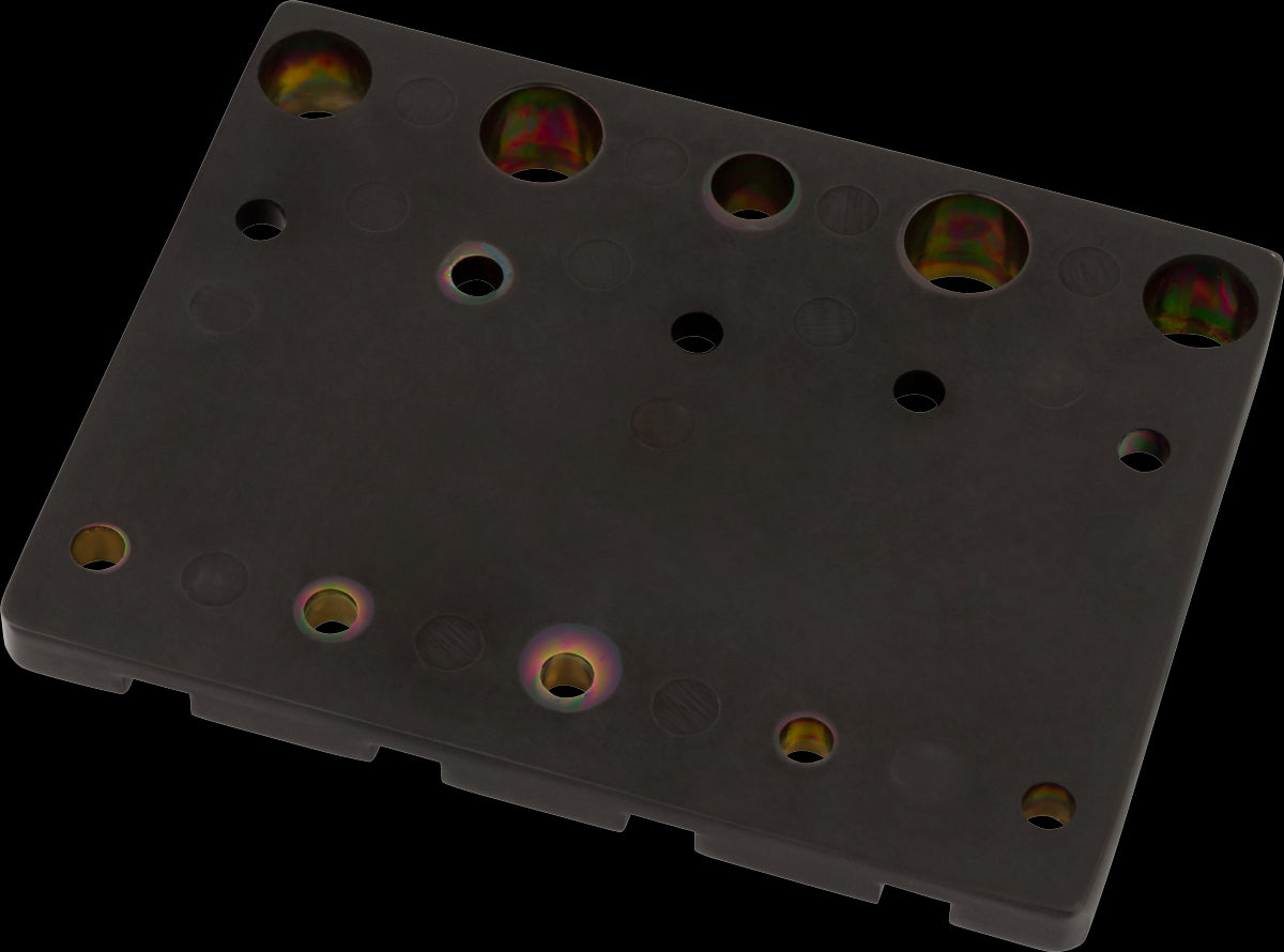 Fender HiMass 4-Str Bass Bridge Assembly w/Zinc Saddles - Black