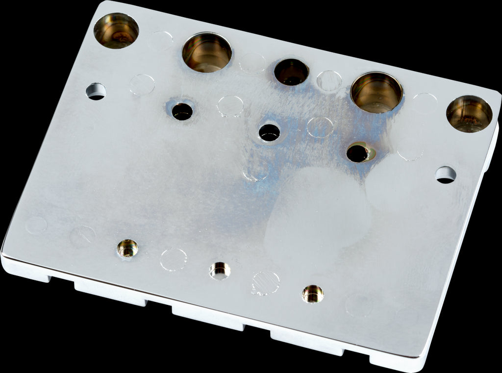 Fender HiMass 4 String Bass Bridge Assembly with Brass Saddles