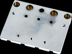 Fender HiMass 4 String Bass Bridge Assembly with Brass Saddles