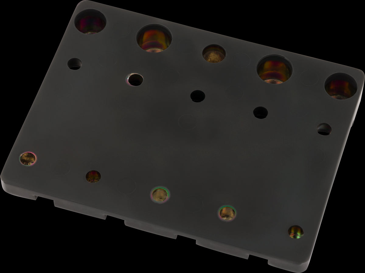 Fender HiMass 4-Str Bass Bridge Assembly w/Brass Saddles - Black