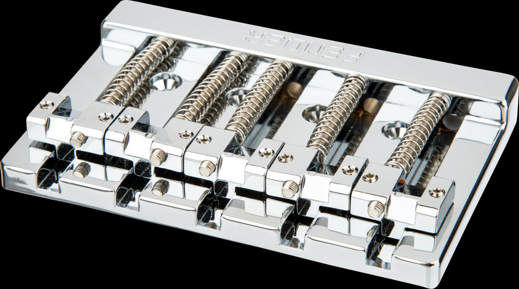 Bridge - HiMass™ 5-String Bass Wide Bridge Assembly With Zinc Saddles