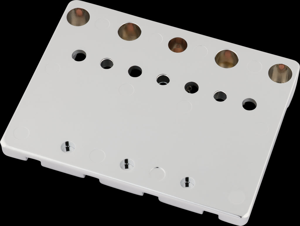 Fender HiMass String-Thru 4-Str Bass Bridge w/Brass Saddles - Chrome