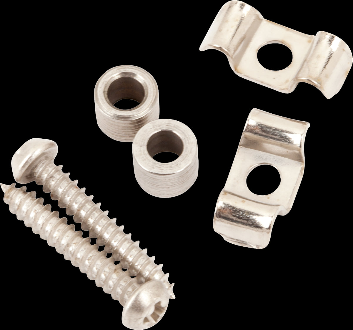 Fender Vintage-Style Stratocaster String Guides (Set of 2) - Chrome