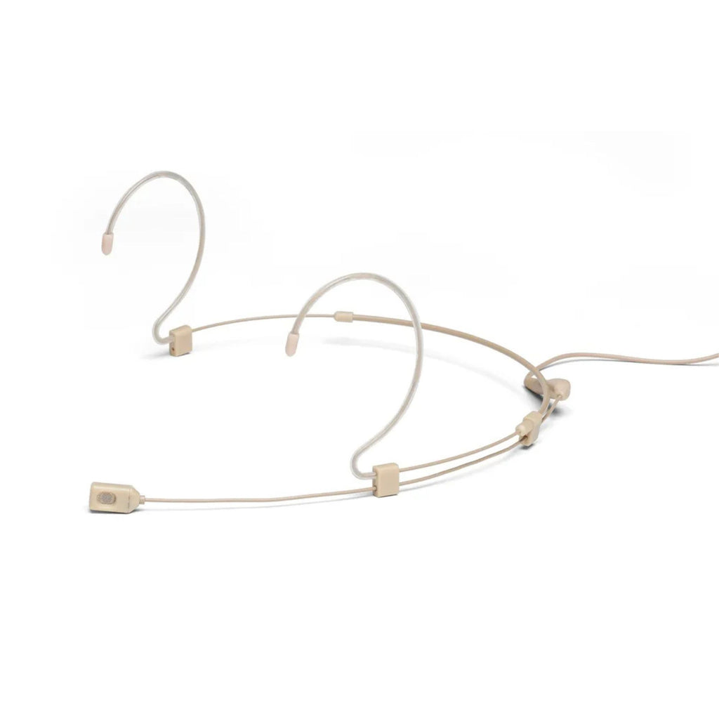 Wireless Samson DE60x headset microphone with adjustable headband and built-in microphone, designed for clear audio communication.