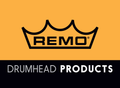 Remo Slat Wall Display Graphic Header (Small Black Remo Logo w/Orange BG)