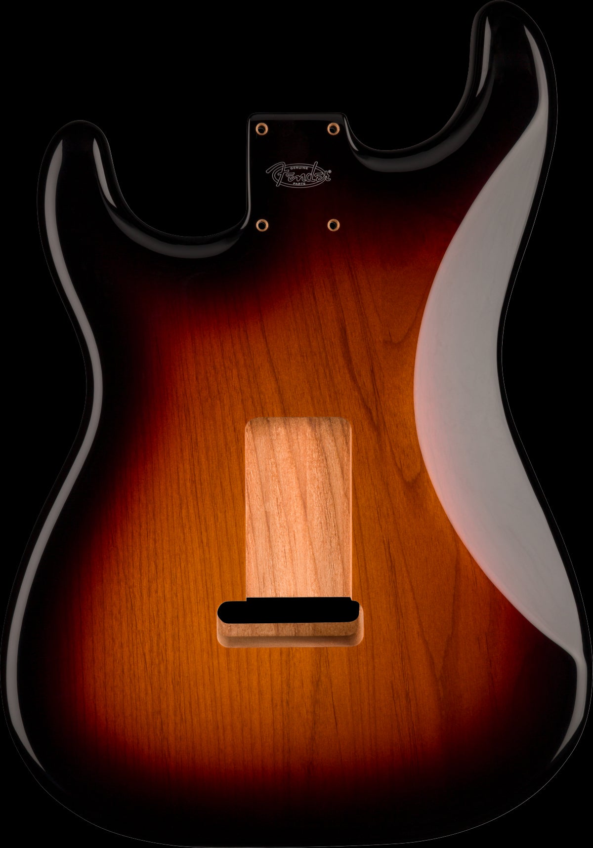 Body - Stratocaster SSS Alder Vintage Bridge Mount, 3-Color Sunburst