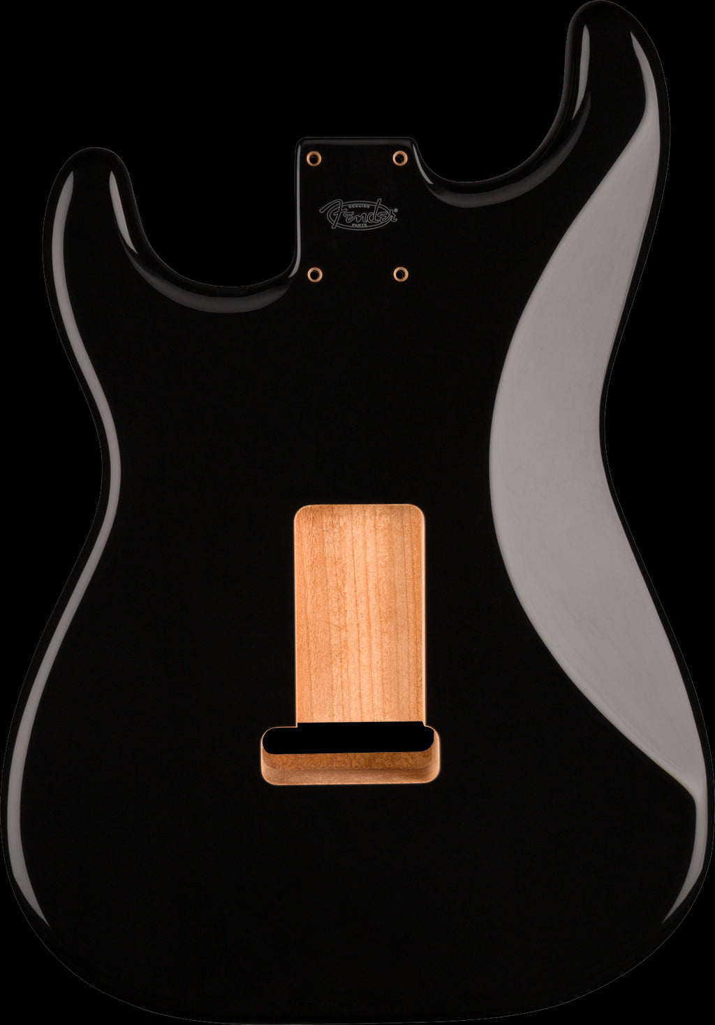 Body - Stratocaster SSS Alder Vintage Bridge Mount, Black