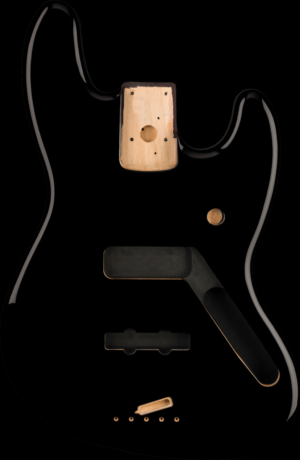 Body - Jazz Bass Alder, Black