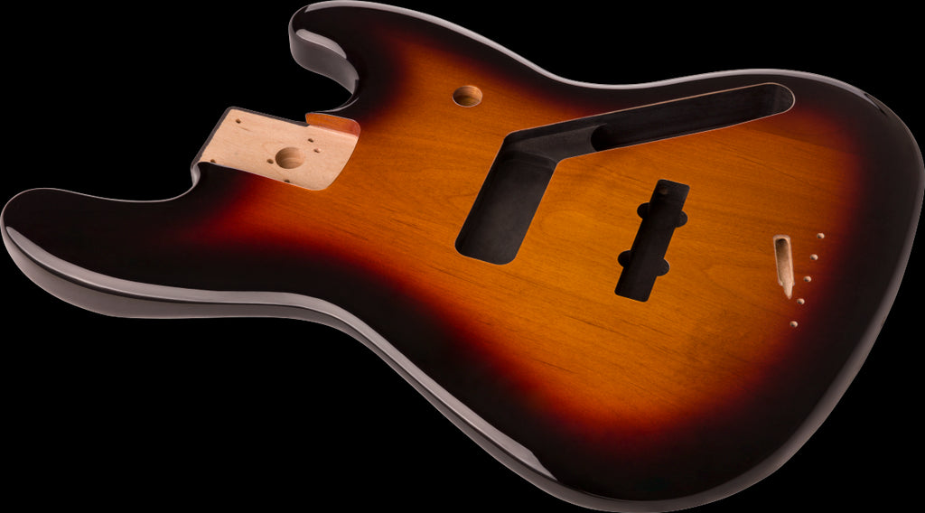 Body - Jazz Bass Alder, Brown Sunburst
