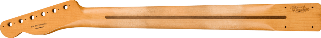 Fender Road Worn '50s Telecaster neck with maple fretboard, U shape, 21 vintage tall frets, designed for guitar parts.