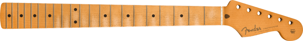 Fender Road Worn 50's Stratocaster neck with maple fingerboard, soft V shape, vintage tall frets, guitar parts.