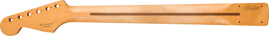 Fender Road Worn 50's Stratocaster neck with maple fingerboard, soft V shape, 21 vintage tall frets, guitar parts