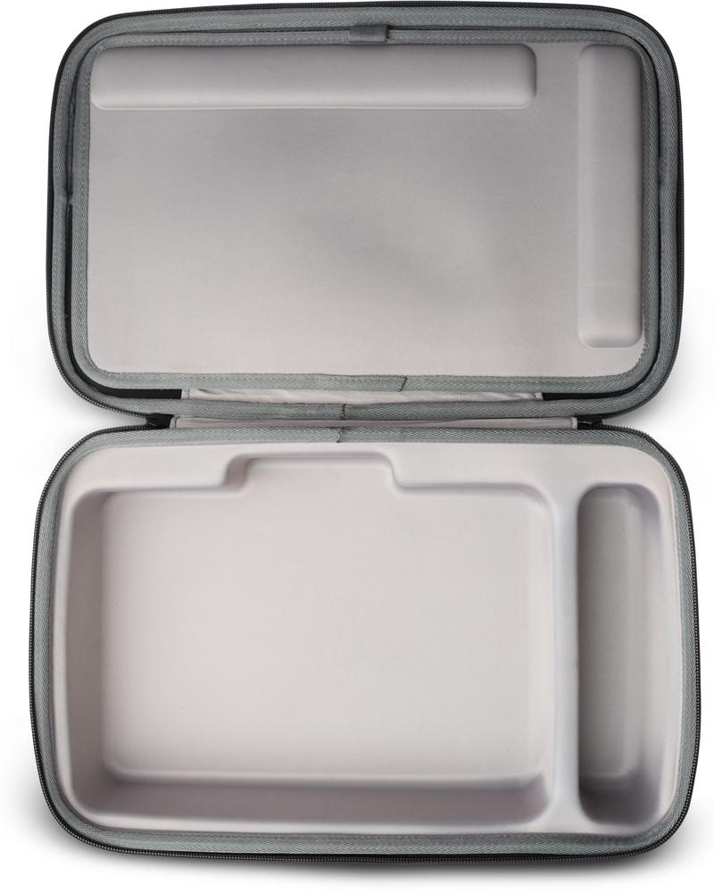 Neural DSP Quad Cortex gig case for guitar and equipment protection, sturdy black case with secure handle and zippers.