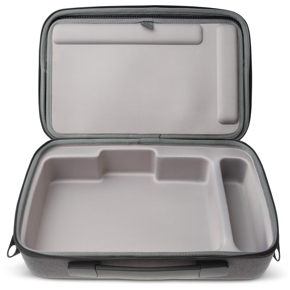 Neural DSP Quad Cortex gig case for guitar equipment, sturdy black protective bag with handles, designed for easy transport and storage.