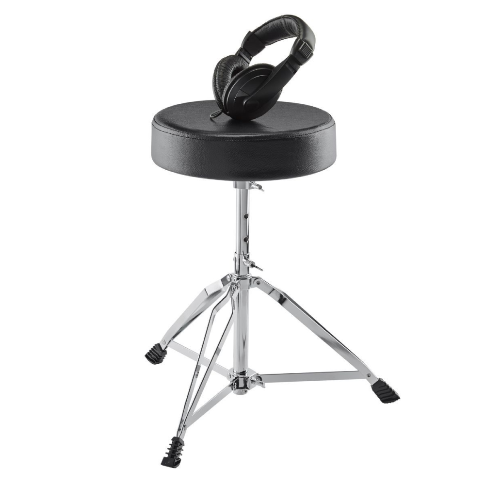 Alesis Drum Essentials Pack - Round Drum Throne plus Headphones