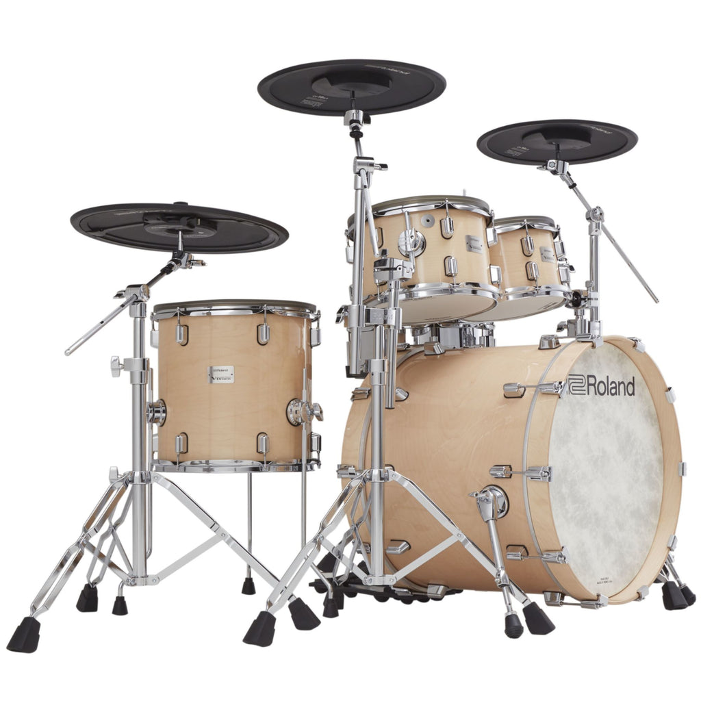 Roland VAD-706 Electronic Drum Kit Bundle in Gloss Ebony with DW Hardware